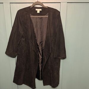 H&M Elegant Faux Suede Women's Coat